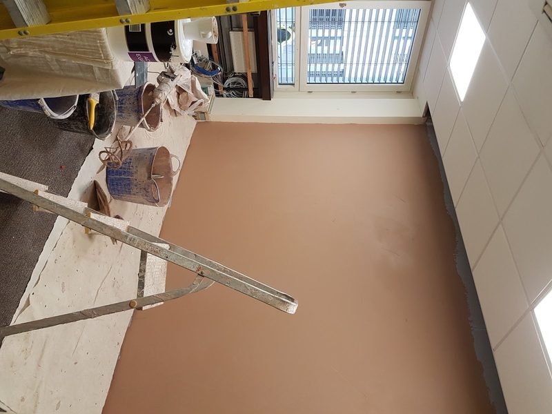Shop wall plastered – commercial job by CT2 Plastering & Rendering, Orpington